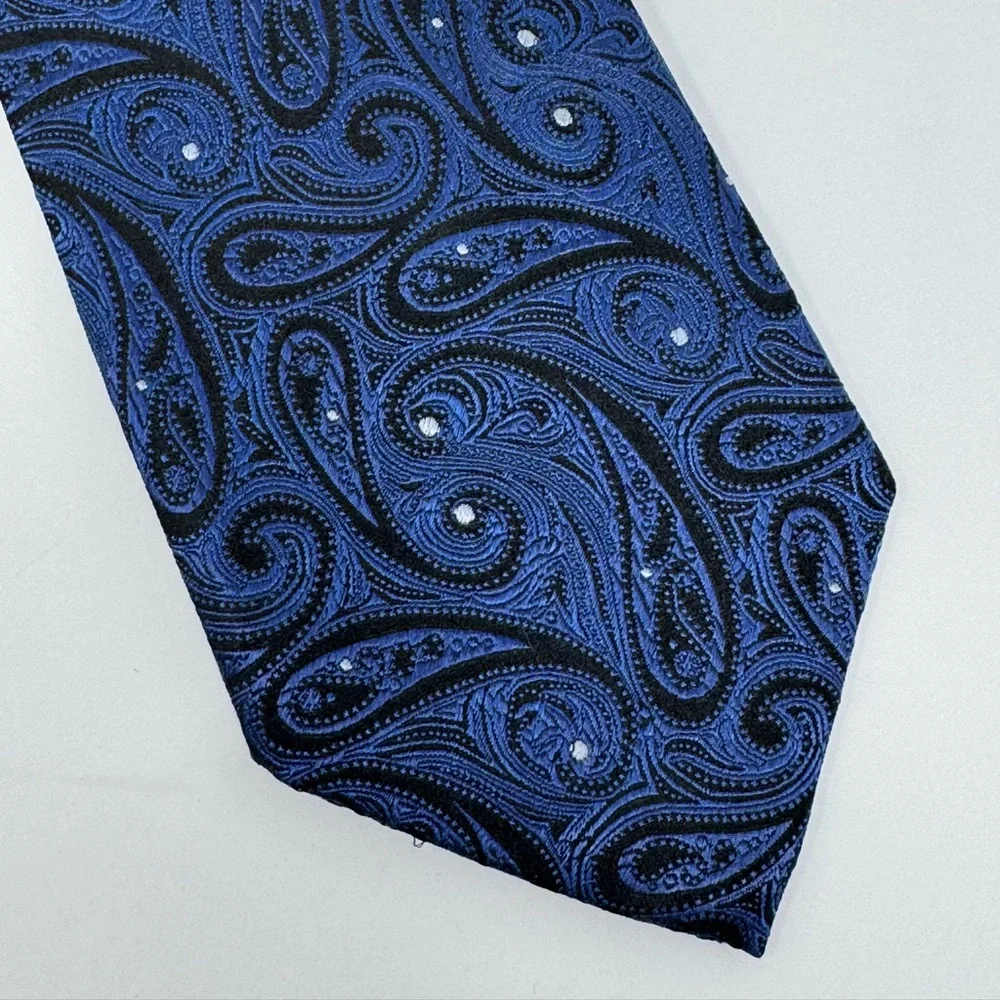 Chaps Neck‎ Tie, paisley, preppy, classic, formal, office, suit, business, silk
